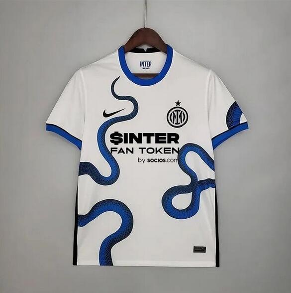 AAA Quality Inter Milan 21/22 Away White Soccer Jersey